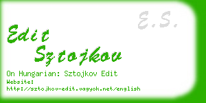 edit sztojkov business card